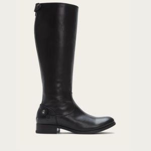 Frye Melissa button back zip tall boots 7